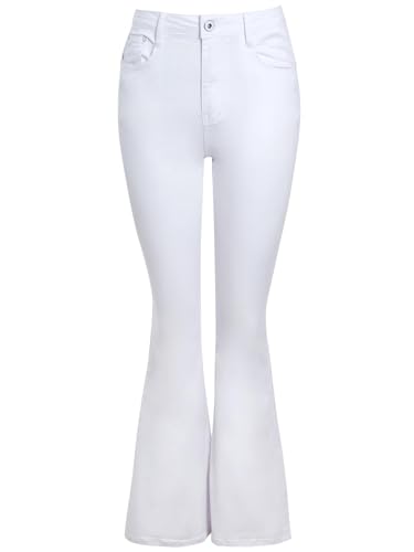 SS7 Damen Bootcut Jeans mit hoher Taille und Stretch von SS7