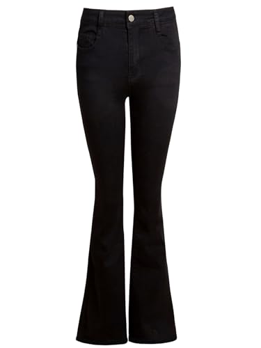 SS7 Damen Denim Jean Aufflackern Ausgebrannt Strecken Bootcut Jeans … von SS7