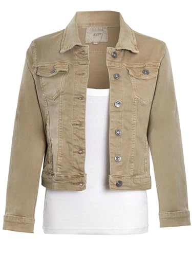 SS7 Damen Dünner Sitz Stretch Jeansjacke von SS7