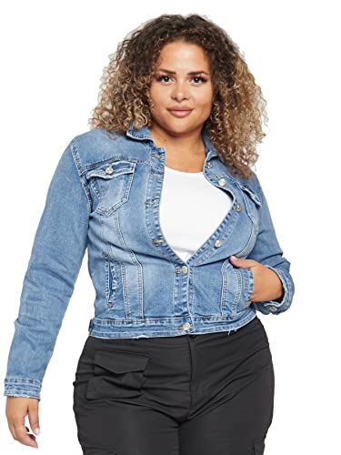 SS7 Damen Hochwertige Jeansjacke Übergrößen von SS7