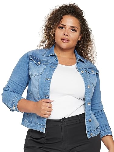 SS7 Damen Jeansjacke Übergröße Blau von SS7