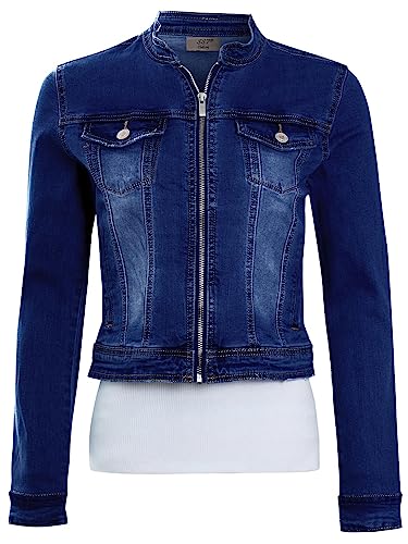 SS7 Damen Jeansjacke mit Reißverschluss von SS7