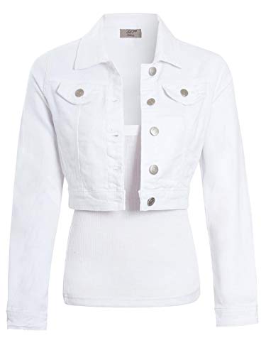 SS7 Damen Kurz geschnittene Jeansjacke von SS7