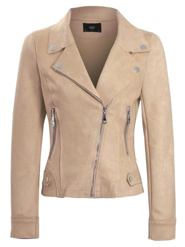 SS7 Damen aux-Veloursleder Biker Jacke von SS7
