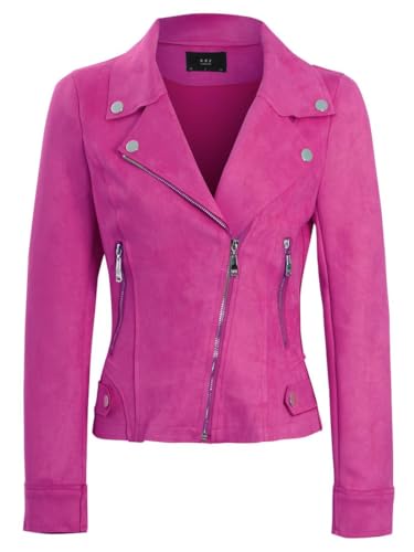 SS7 Damen aux-Veloursleder Biker Jacke von SS7