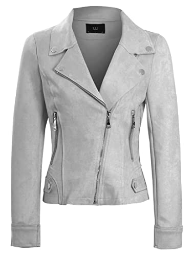 SS7 Damen aux-Veloursleder Biker Jacke von SS7