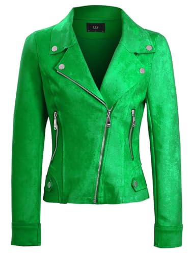 SS7 Damen aux-Veloursleder Biker Jacke von SS7
