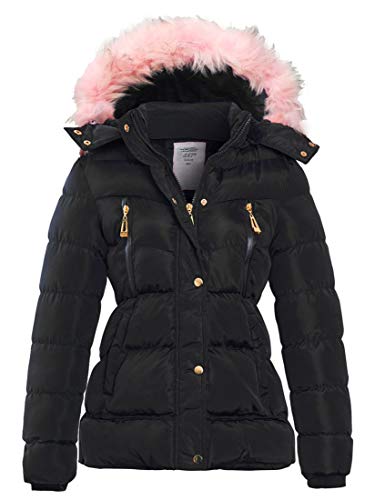 SS7 Mädchen Fleece Lined Padded Parka Mantel aus Kunstpelz Jacke Age 3-16 von SS7
