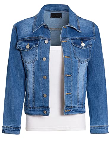 SS7 Mädchen Jeansjacke Stonewash Stretch von SS7