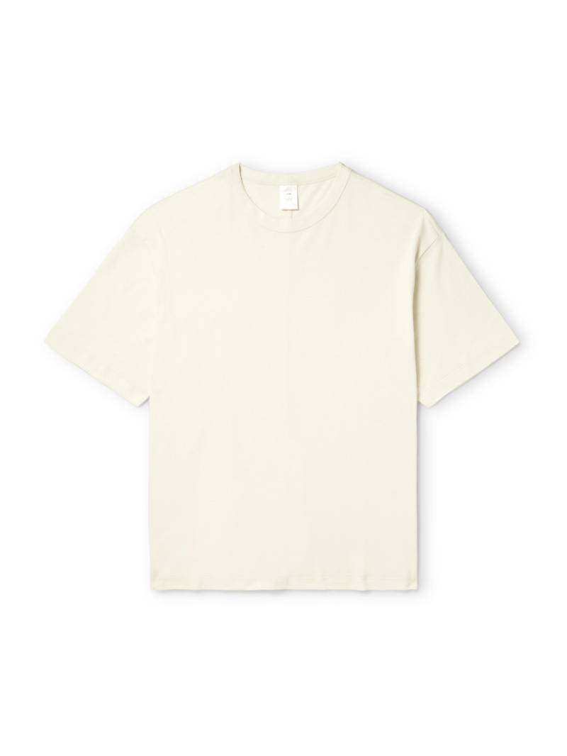 SSAM - Cotton and Silk-Blend Piqué T-Shirt - Men - Neutrals - L von SSAM
