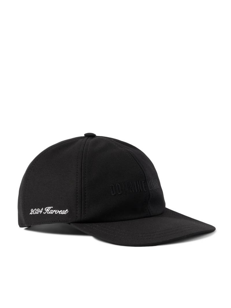 SSAM - Domaine Dancer Prune Embroidered Cotton-Canvas Cap - Men - Black von SSAM