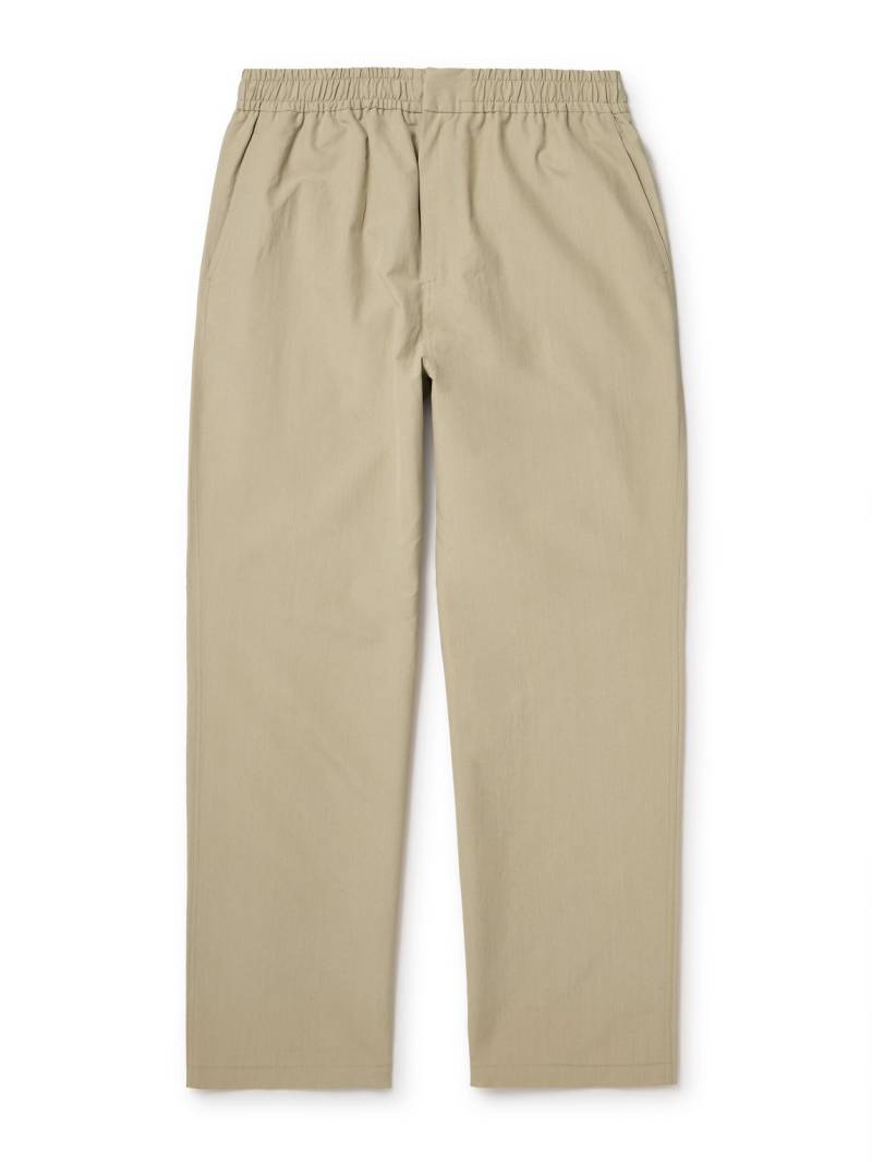 SSAM - Straight-Leg Cotton and Silk-Blend Trousers - Men - Neutrals - L von SSAM