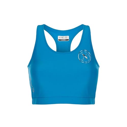 SSC NAPOLI Damen Season 23/24 Top Lady T-Shirt, Hellblau Napoli, XL von SSC NAPOLI