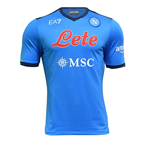 SSC NAPOLI Herren Saison 2021/22, Heimtrikot, Hellblau / Blau, M von SSC NAPOLI