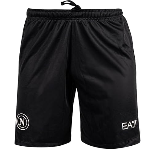 SSC NAPOLI Unisex Pantaloncino Training No Tasche Shorts, hellblau, L von SSC NAPOLI