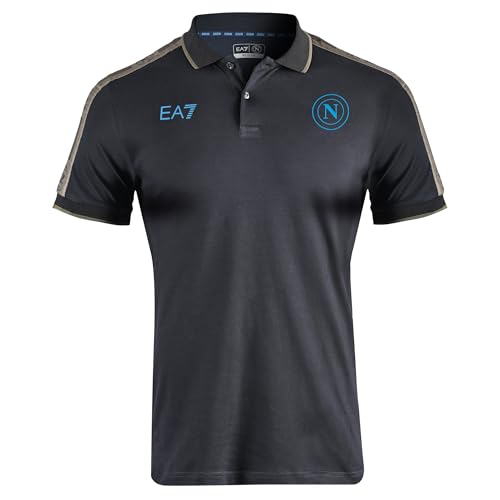 SSC NAPOLI Unisex Polo Rappresentanza Ea7 Polohemd, blau, S-M von SSC NAPOLI