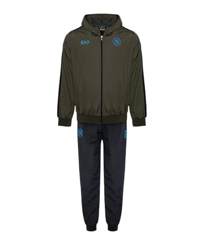 SSC NAPOLI Unisex Tuta Nylon Rappresentanza Ea7 Nylonanzug, grün, M von SSC NAPOLI