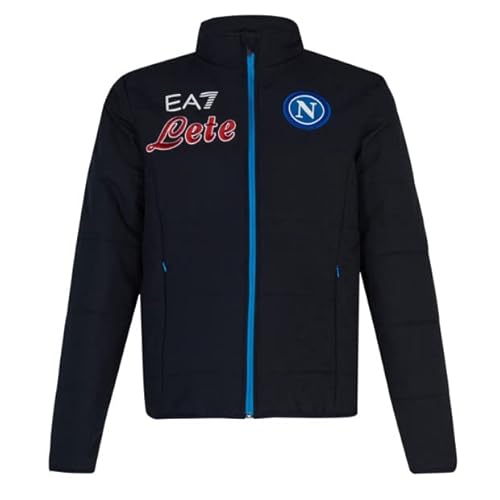 SSC Napoli Herren Season 2022/2023 Daunenjacke Jacke, Magnet/Hellblau, L von SSC NAPOLI