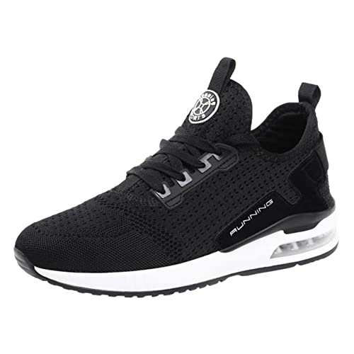 SSERHEHK Sportschuhe Laufschuhe Atmungsaktiv Leichte Turnschuhe Gym Fitness Sneaker für Herren Damen 1820 Black 41EU von SSERHEHK