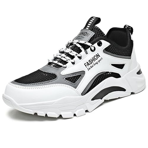 Turnschuhe Herren Laufschuhe Damen Sportschuhe Mesh Atmungsaktiv Leichtewichts Weiche Sohle rutschfeste Sportschuhe Fitness Outdoor Freizeit Schuhe Fashion Straßenlaufschuhe Knit Sneaker 668 Schwarz38 von SSERHEHK