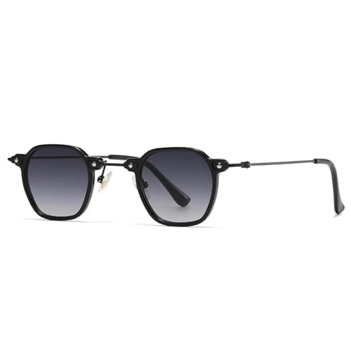 SSFVTTL Beliebte Mode Herren Punk Klare Gradientengläser Sonnenbrille UV400 Damen (Schwarz Grau Gradient) von SSFVTTL