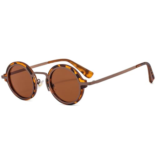 SSFVTTL Beliebte Mode Kleine Runde Sonnenbrille Frauen Retro Punk Gradienten Männer Uv400 (6) von SSFVTTL