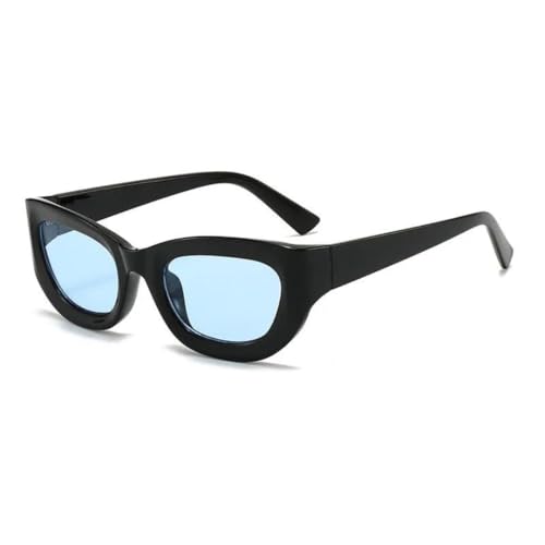 SSFVTTL Damen Rechteckige Vintage Sonnenbrille Mode Retro (TTYJ365-5) von SSFVTTL