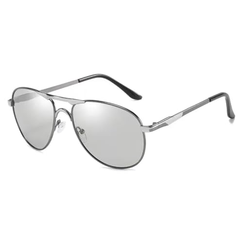 SSFVTTL Herren Vintage Sonnenbrille Sonnenbrille Damen Autofahren UV400 (Photochrom-5) von SSFVTTL