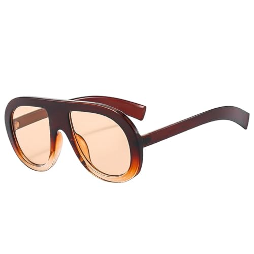 SSFVTTL Herrenmode Sonnenbrillen Damen Gradient UV400 (Braun Champagner) von SSFVTTL