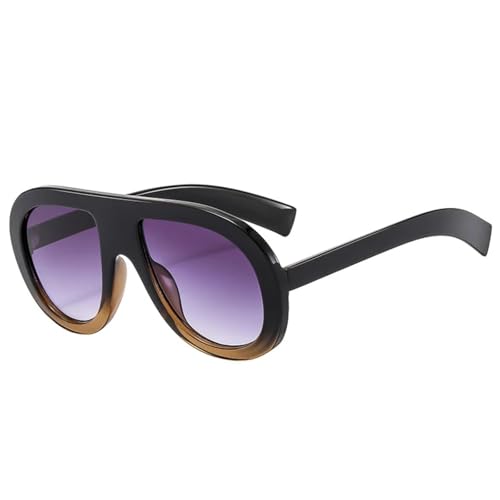 SSFVTTL Herrenmode Sonnenbrillen Damen Gradient UV400 (Schwarzteegrau) von SSFVTTL