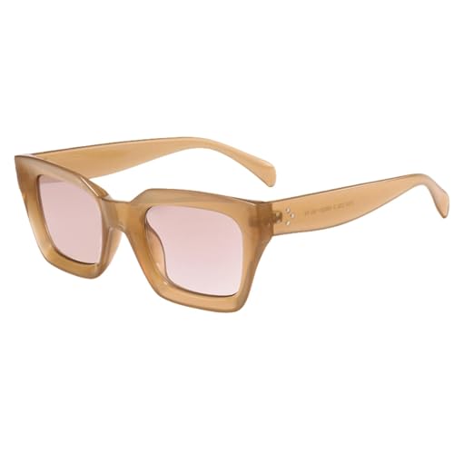 SSFVTTL Klassische Damen-Sonnenbrille, modische Herren-Sonnenbrille, Champagner-Rahmen (Champagnertee) von SSFVTTL