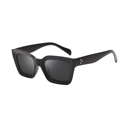 SSFVTTL Klassische Damen-Sonnenbrille, modischer Herren-Rahmen in Champagner (Mattschwarz) von SSFVTTL
