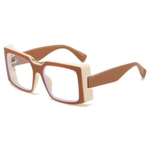 SSFVTTL Luxus Big Frame Sonnenbrille Damen Herren Mode Vintage Beliebte UV400 (9699B-C6) von SSFVTTL