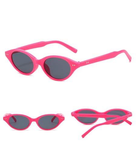 SSFVTTL Mode Oval Sonnenbrille Vintage Polygonal Rahmen Brille Retro Uv400 (TYJ310-2) von SSFVTTL