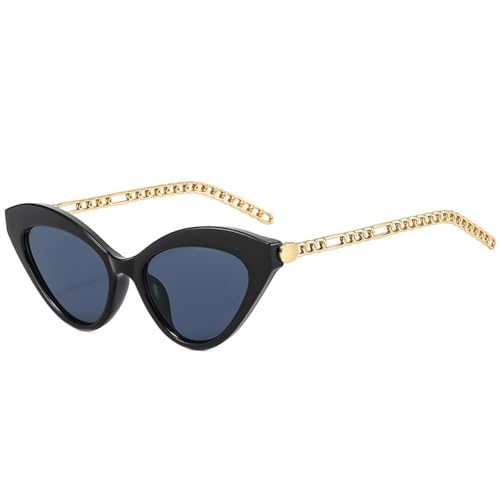 SSFVTTL Retro Cat Eye Damen Sonnenbrille Mode Metallkette Uv400 Herren (2 SSFVTTL Retro Cat Eye Damen Sonnenbrille Mode Metallkette Uv400 Herren (2 von SSFVTTL