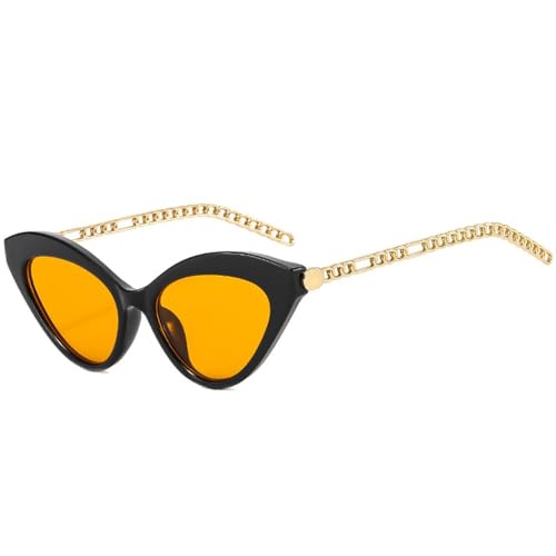 SSFVTTL Retro Cat Eye Damen Sonnenbrille Mode Metallkette Uv400 Herren (3 SSFVTTL Retro Cat Eye Damen Sonnenbrille Mode Metallkette Uv400 Herren (3 von SSFVTTL