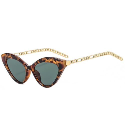SSFVTTL Retro Cat Eye Damen Sonnenbrille Mode Metallkette Uv400 Herren (4 SSFVTTL Retro Cat Eye Damen Sonnenbrille Mode Metallkette Uv400 Herren (4 von SSFVTTL