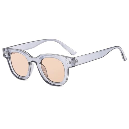 SSFVTTL Retro Damen Sonnenbrille Brille Personalisiert Großer Rahmen Uv400(89210-C8) von SSFVTTL