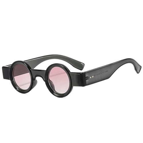 SSFVTTL Retro Kleine Runde Damen Punk Sonnenbrille Uv400 Mode Klare Ozeanlinse Herren (5) von SSFVTTL