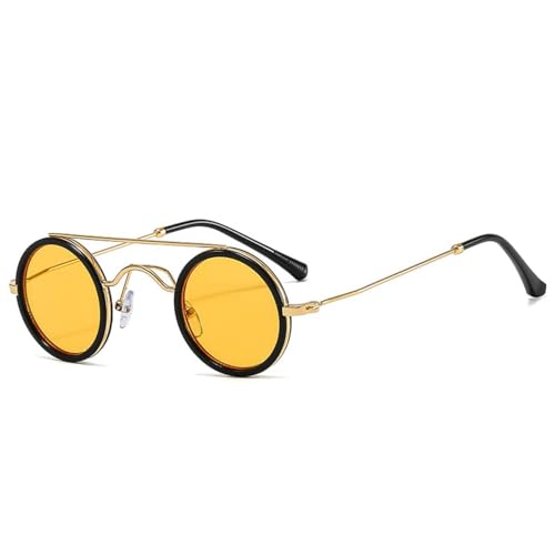 SSFVTTL Retro Kleine Runde Metall Sonnenbrille Mode Bonbonfarben Uv400 Männer (5) von SSFVTTL