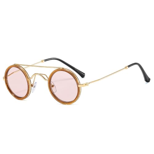 SSFVTTL Retro Kleine Runde Metall Sonnenbrille Mode Bonbonfarben Uv400 Männer (9) von SSFVTTL