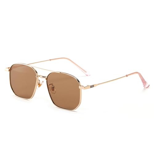 SSFVTTL Retro Metallrahmen Sonnenbrille Damen Mode Klare Ozeanlinse UV400 Herren (5) von SSFVTTL
