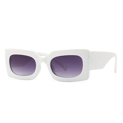 SSFVTTL Retro Rechteck Jelly Orange Grün Sonnenbrille Damen Mode Farbverlauf Uv400 (10) von SSFVTTL