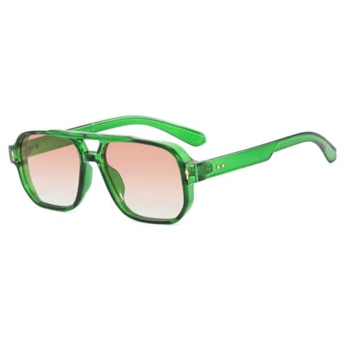 SSFVTTL Retro Sonnenbrille Damen Herren Mode Luxus Nieten Sonnenbrille UV400 (TTYJ363-11) von SSFVTTL
