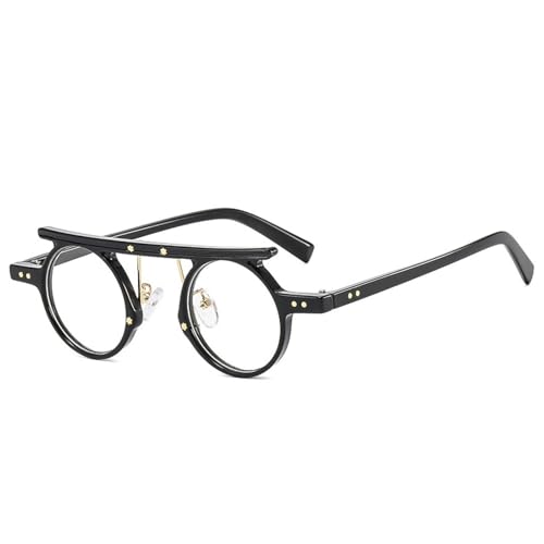 SSFVTTL Vintage Kleine Runde Sonnenbrille Beliebte Mode Punk Uv400(1) von SSFVTTL
