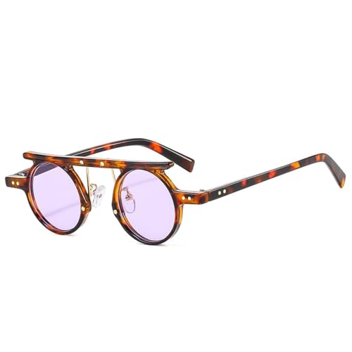 SSFVTTL Vintage Kleine Runde Sonnenbrille Beliebte Mode Punk Uv400 (10) von SSFVTTL