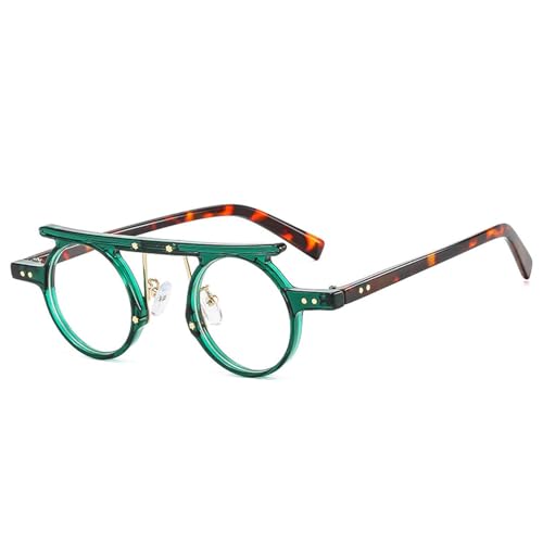 SSFVTTL Vintage Kleine Runde Sonnenbrille Beliebte Mode Punk Uv400 (6) von SSFVTTL