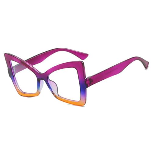 Sonnenbrille Damen Stilvolle Oversize Gradient Decor(97198-C1) von SSFVTTL