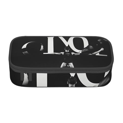 SSGVLPTO Love Gymnastics Print Schreibwaren-Organizer, Doppelreißverschluss, großes Federmäppchen, tragbares Federmäppchen von SSGVLPTO