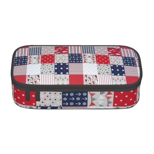 SSGVLPTO Schreibwaren-Organizer mit Sternenmuster, großes Federmäppchen mit Doppelreißverschluss, tragbar, für Stifte, Schwarz, Talla única, Blumig von SSGVLPTO